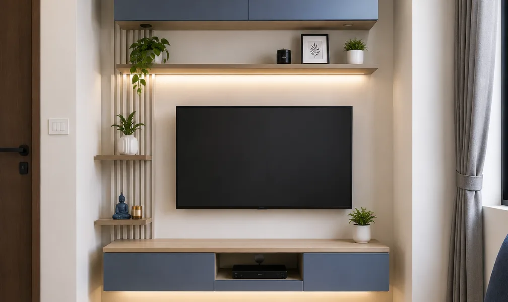 Best modular TV unit designs for small living rooms