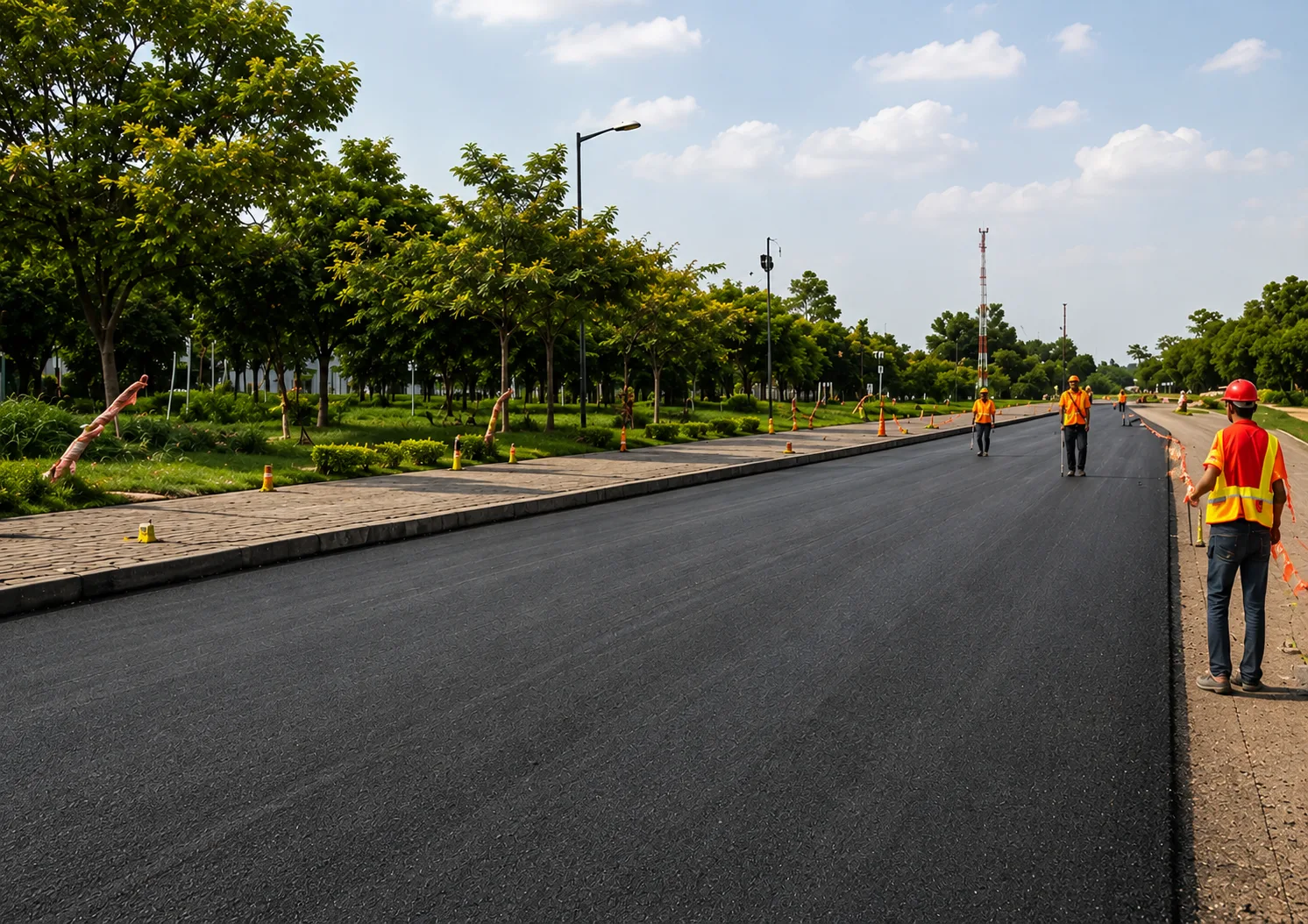 Bitumen Road Work