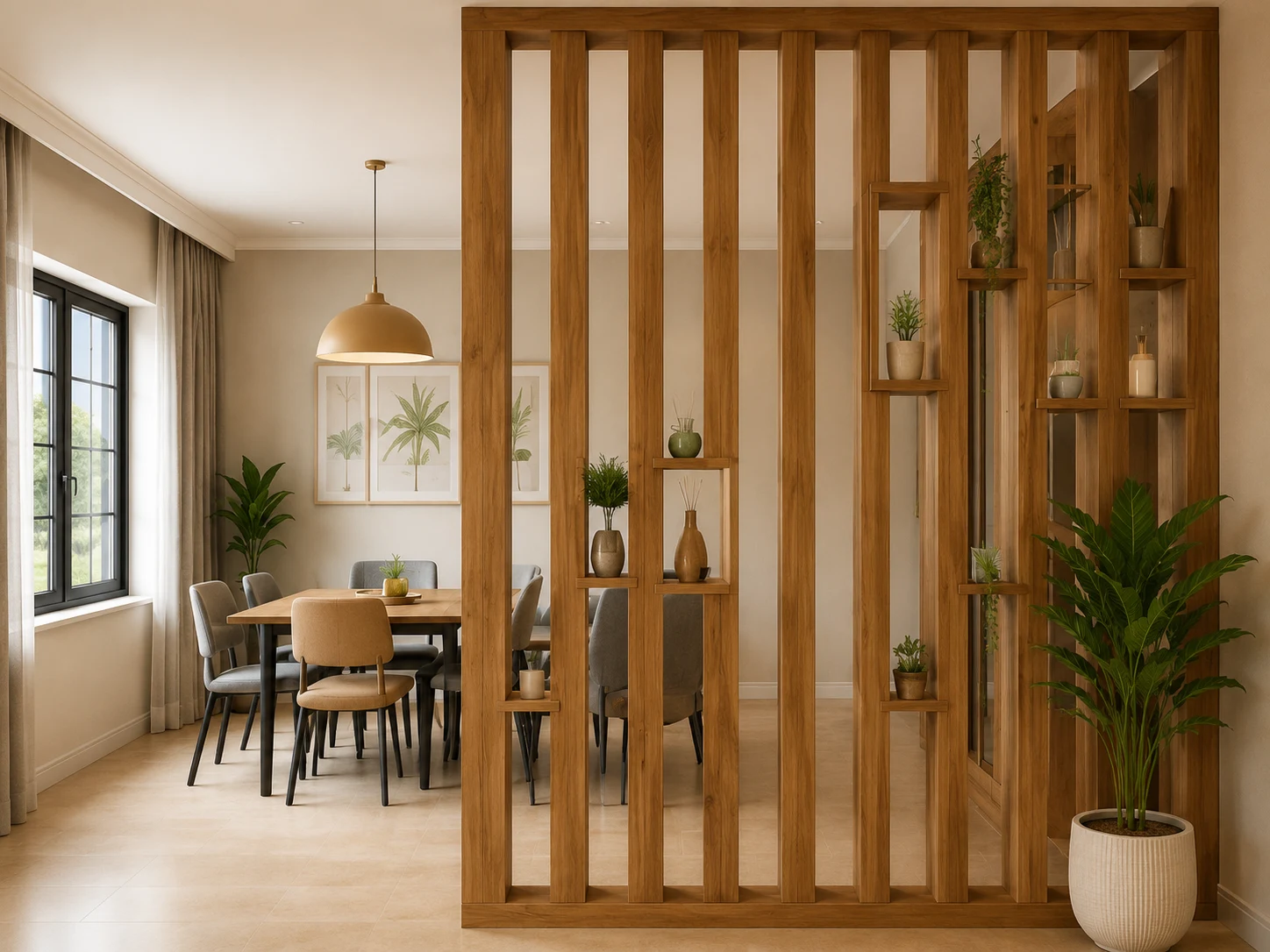 Wooden Partition