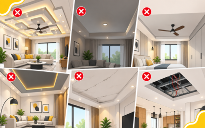 False Ceiling Mistakes to Avoid During