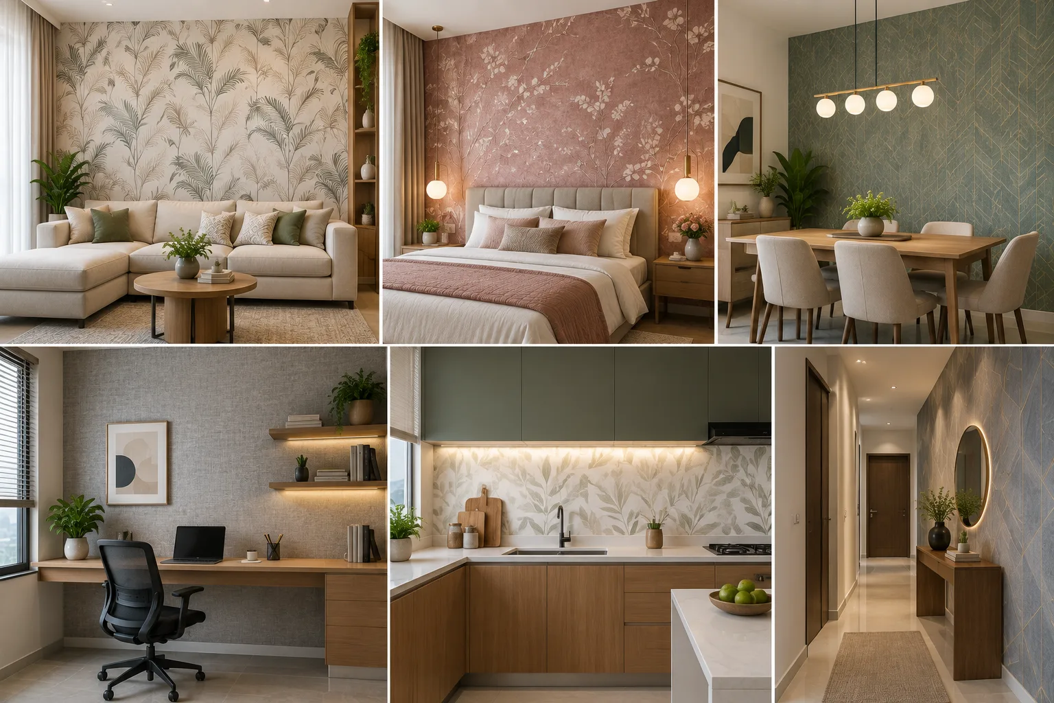 How to choose the right wallpaper for every space