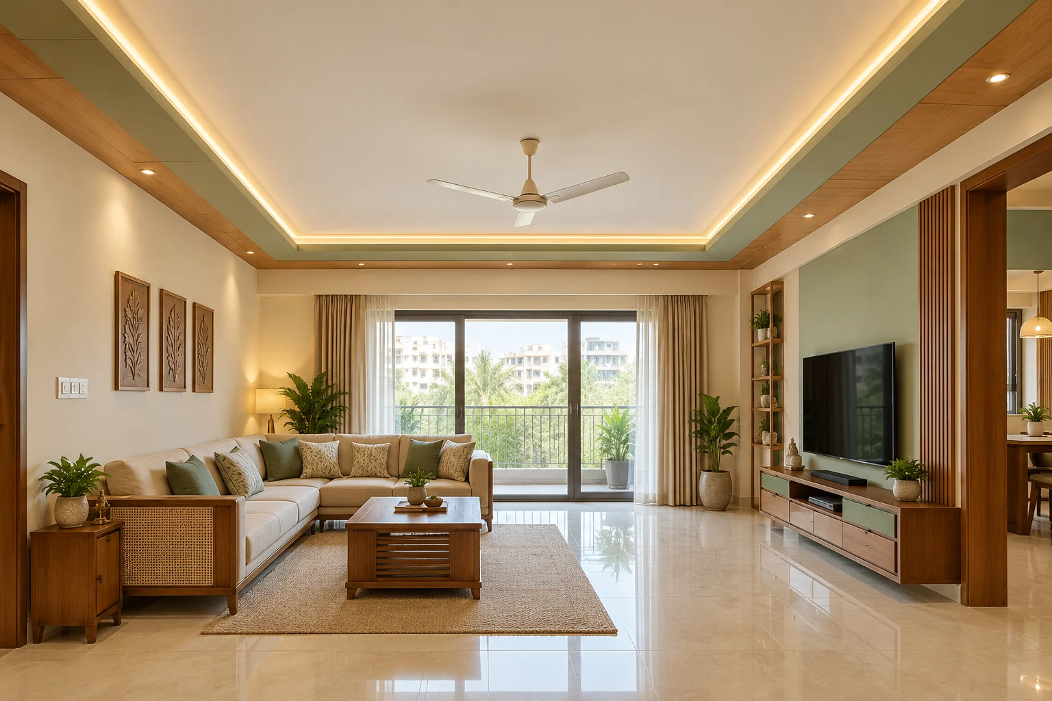 Peripheral False Ceiling