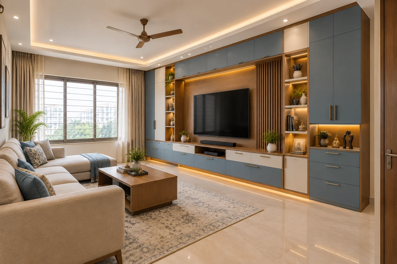 TV Unit with Storage