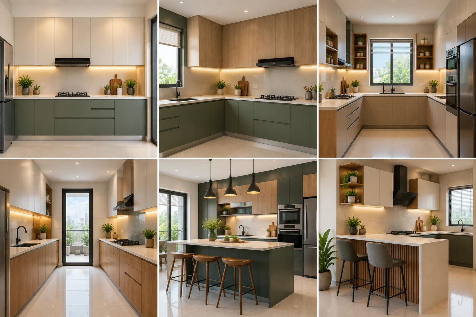 Types of modular kitchen layouts for Chennai homes