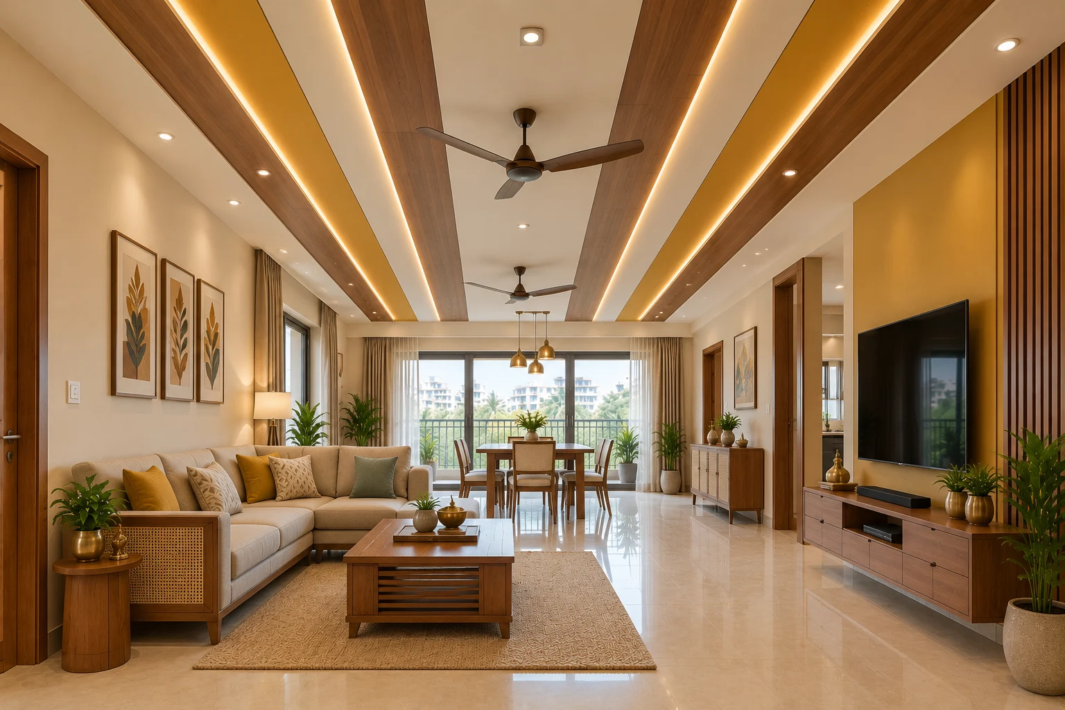 Parallel False Ceiling