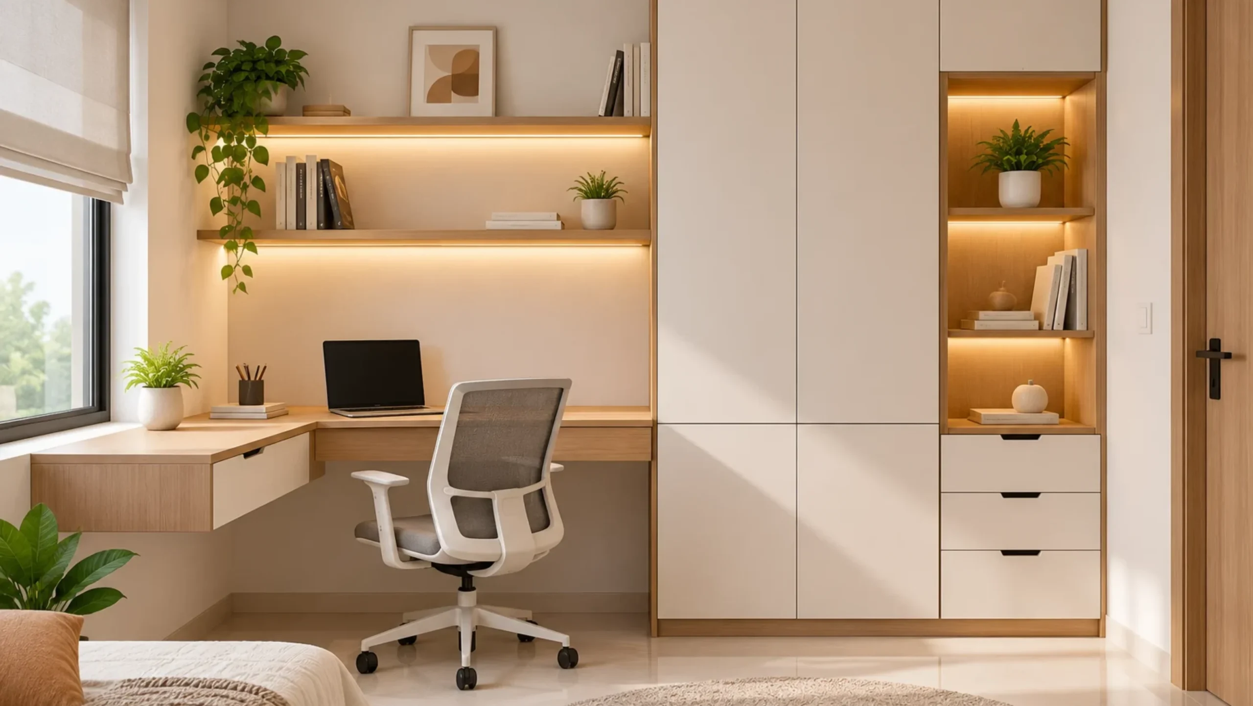 Study table designs for WFH and kids in small flats
